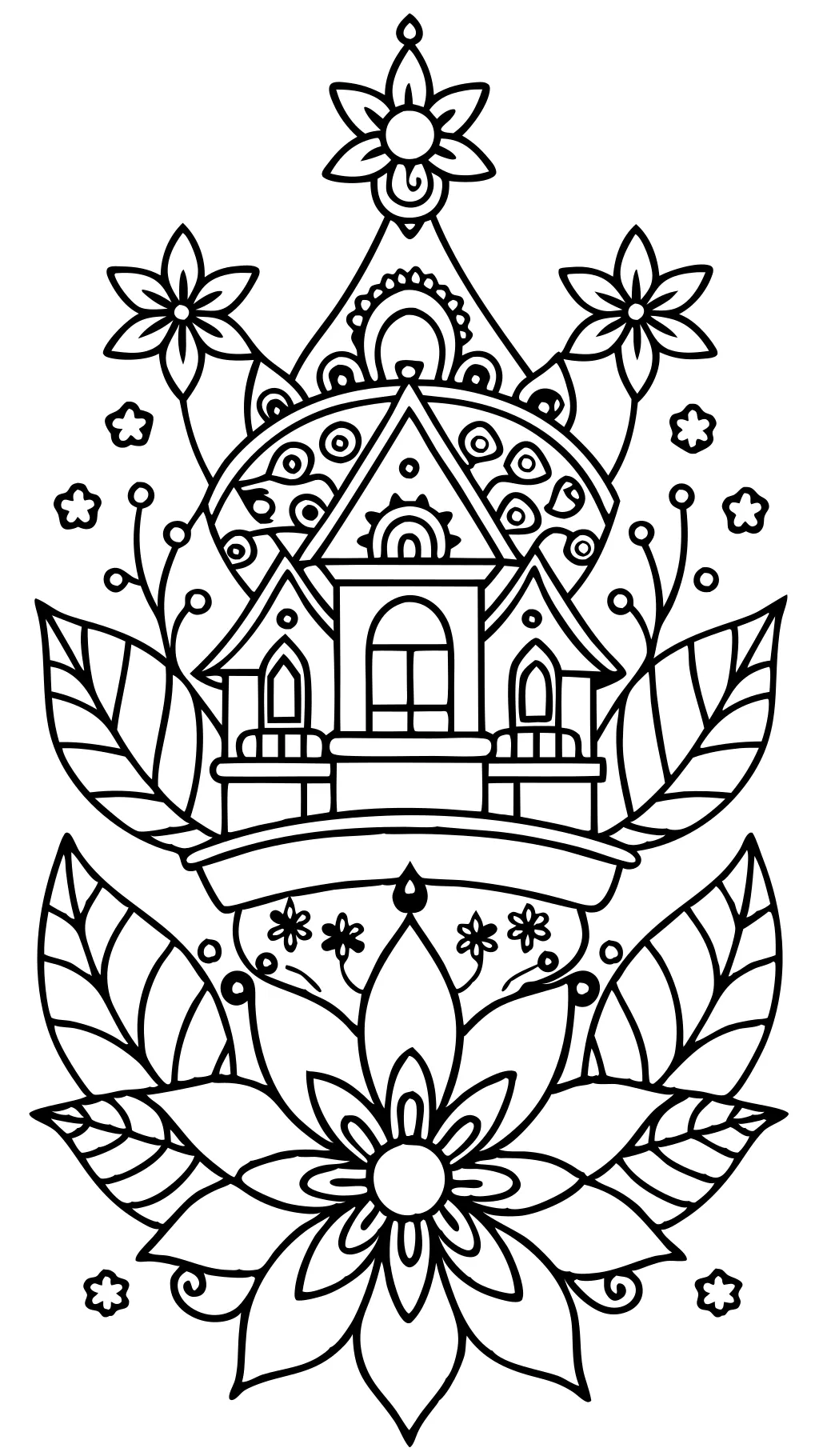 pretty coloring pages